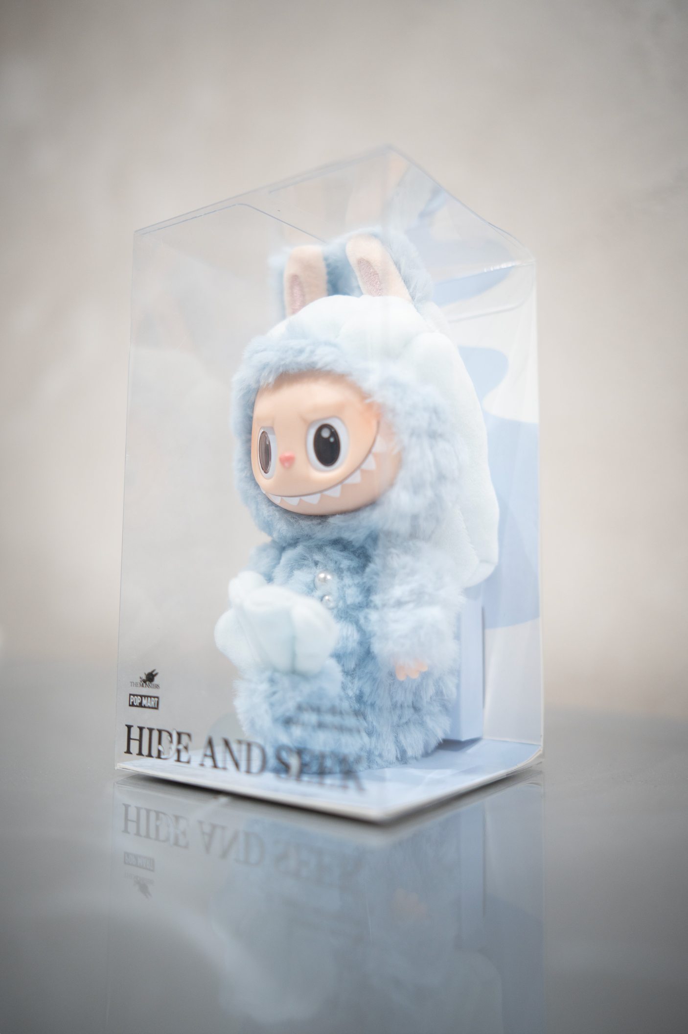 Pop Mart Labubu Hide and Seek In Singapore Series Vinyl Plush Doll Pendant