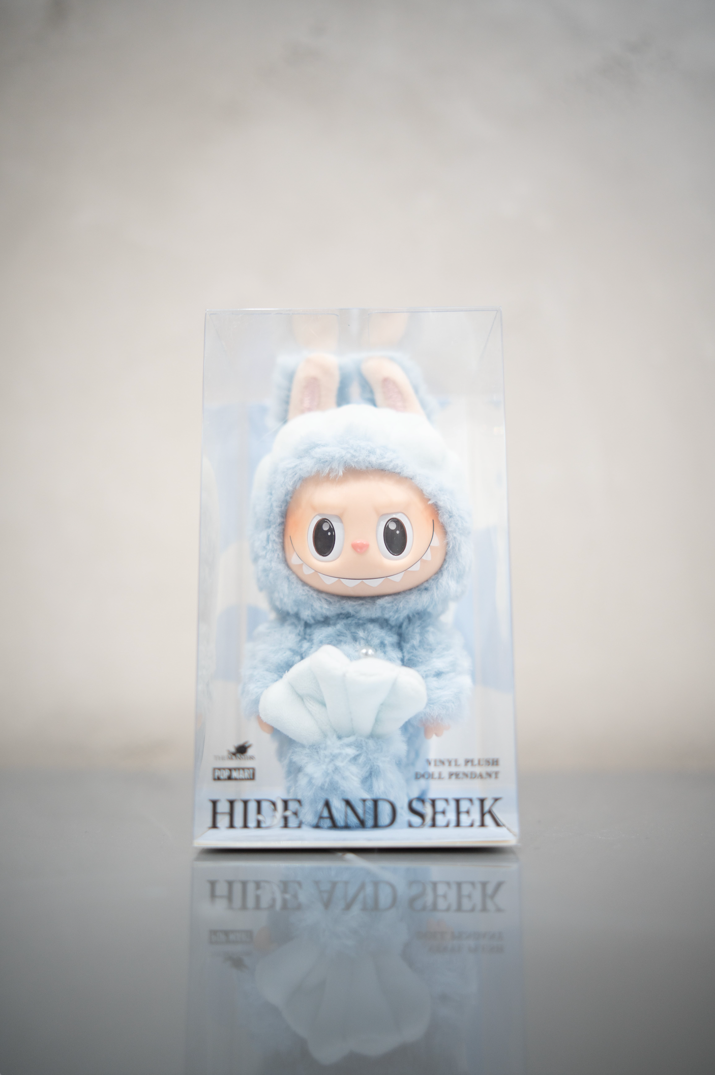 Pop Mart Labubu Hide and Seek In Singapore Series Vinyl Plush Doll Pendant