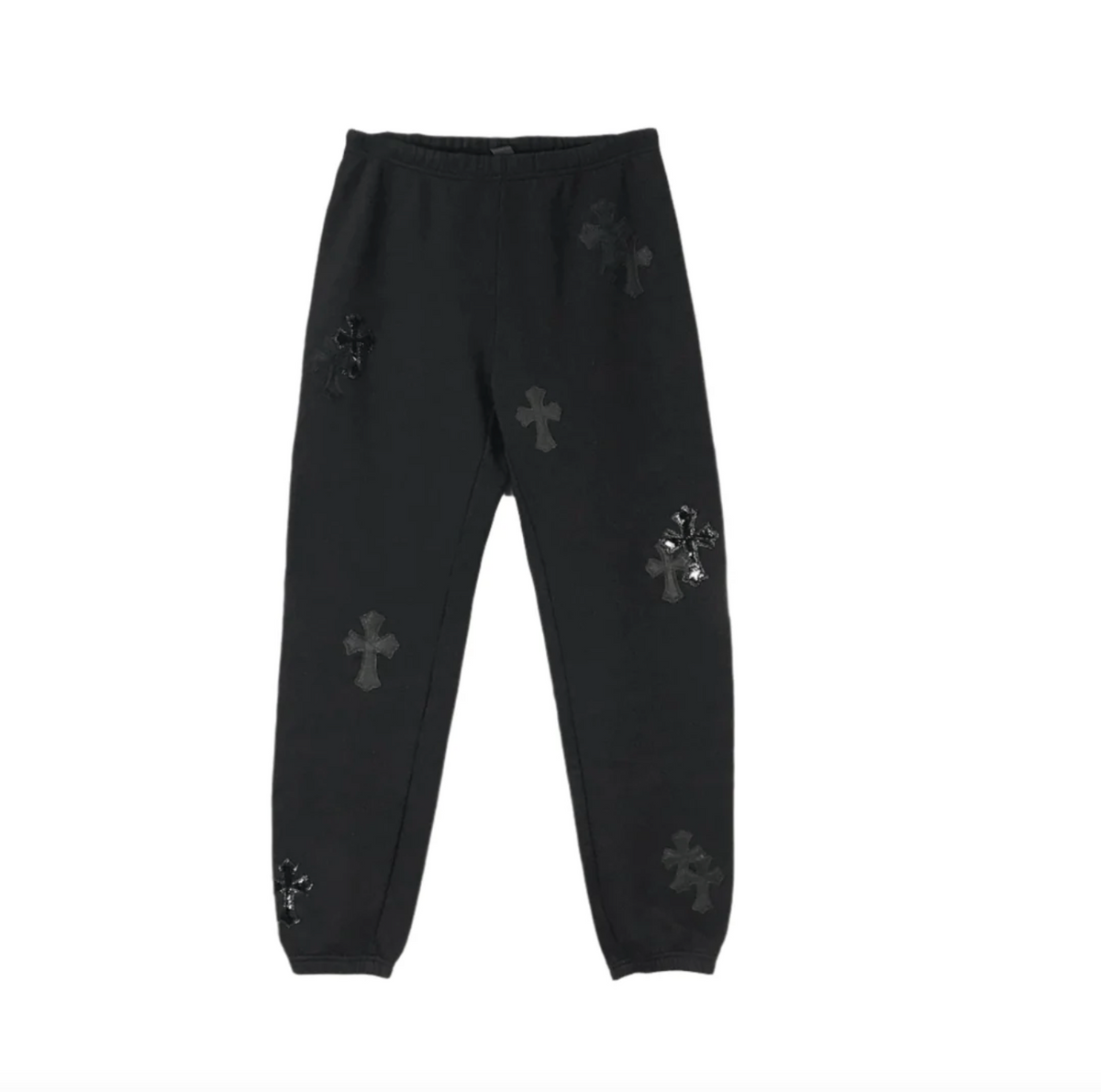 Chrome Hearts Cross Patch Sweatpants "Black"
