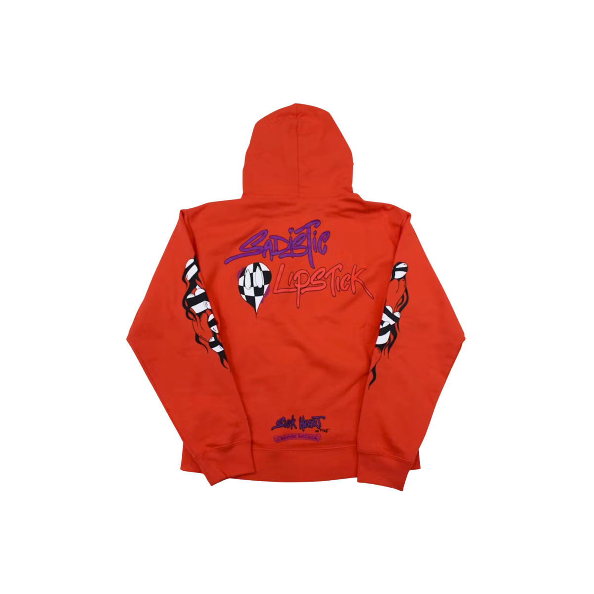 Chrome Hearts Matty Boy Sadistic Lipstick Hoodie ‘Red’