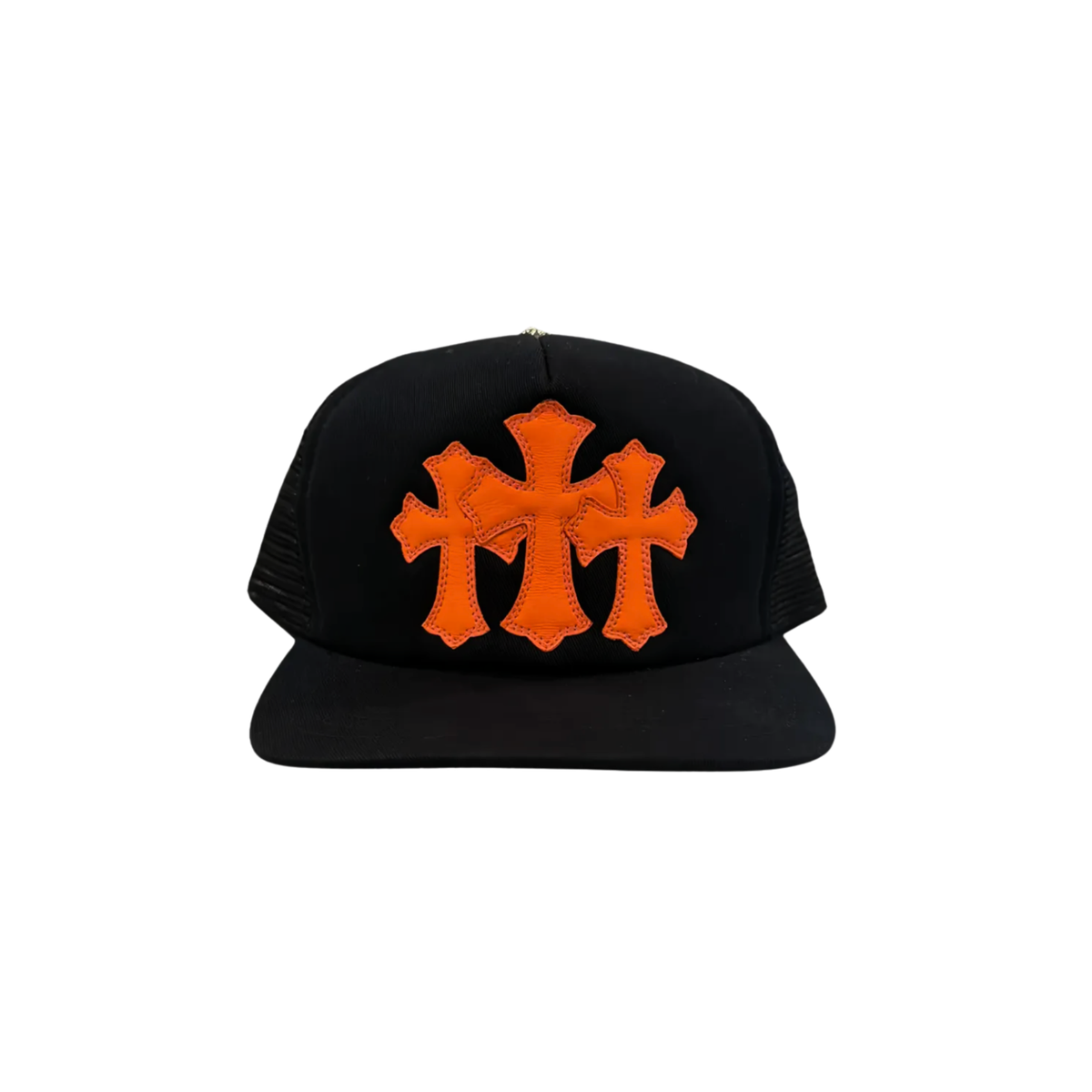 Chrome Hearts Cemetery Trucker Hat ‘Black/Orange’