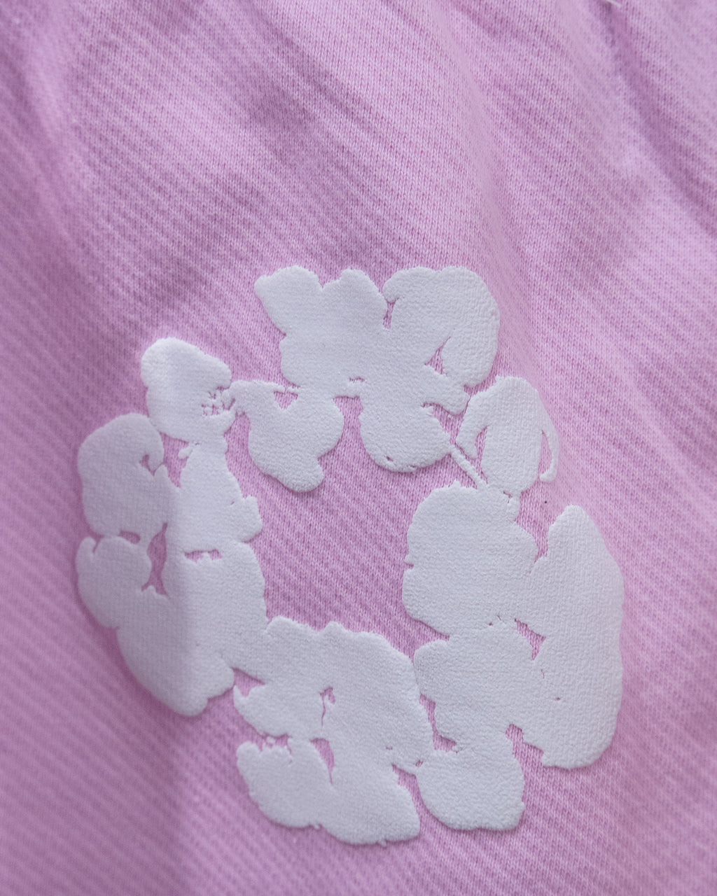 Denim Tears: The Cotton Wreath Shorts - Pink