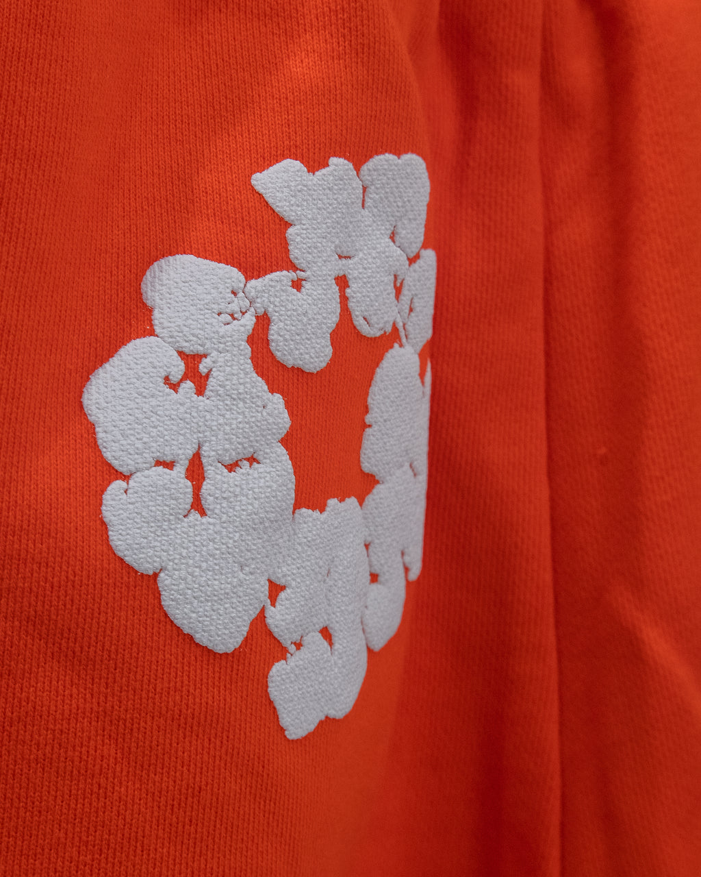 Denim Tears: The Cotton Wreath Shorts - Orange