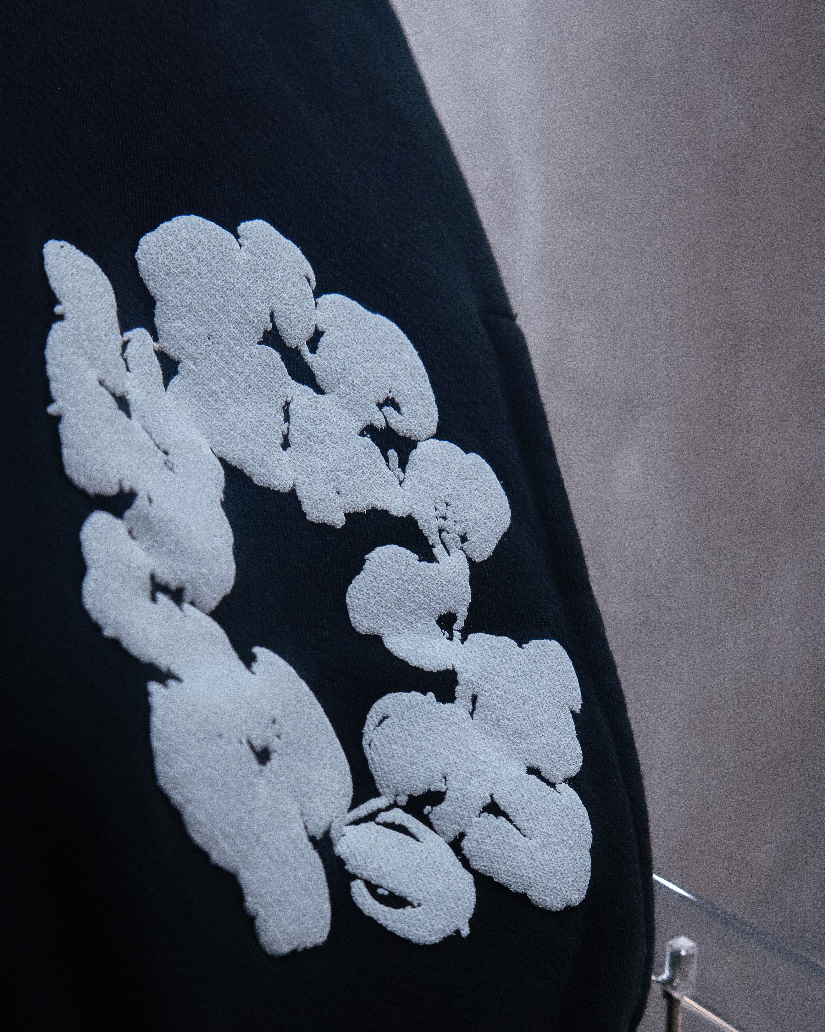 Denim Tears: The Cotton Wreath Shorts - Black