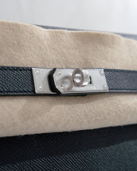 Hermes Kelly Dépêches leather clutch bag - Black