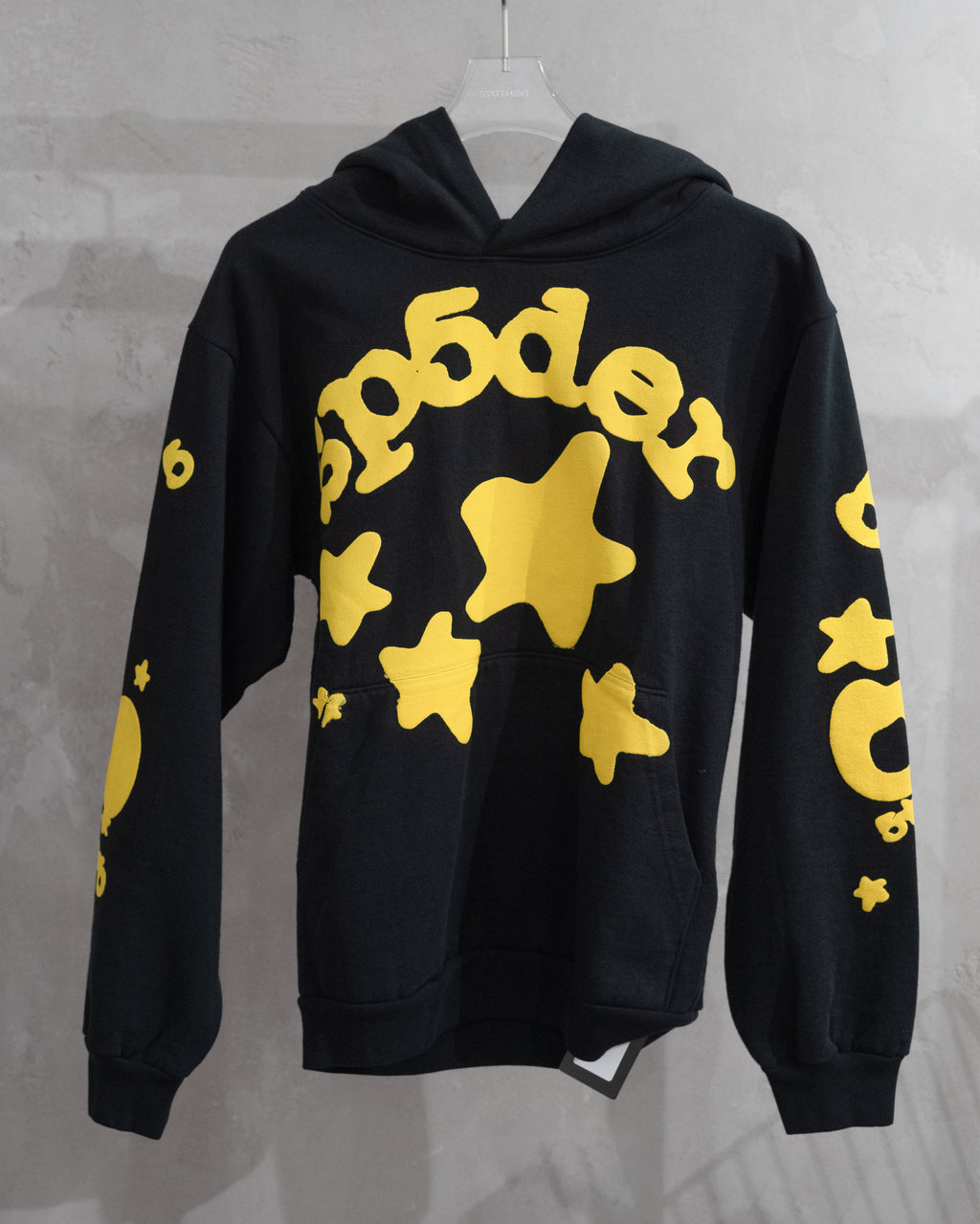 Sp5der Beluga Hoodie 'Onyx/Yellow'