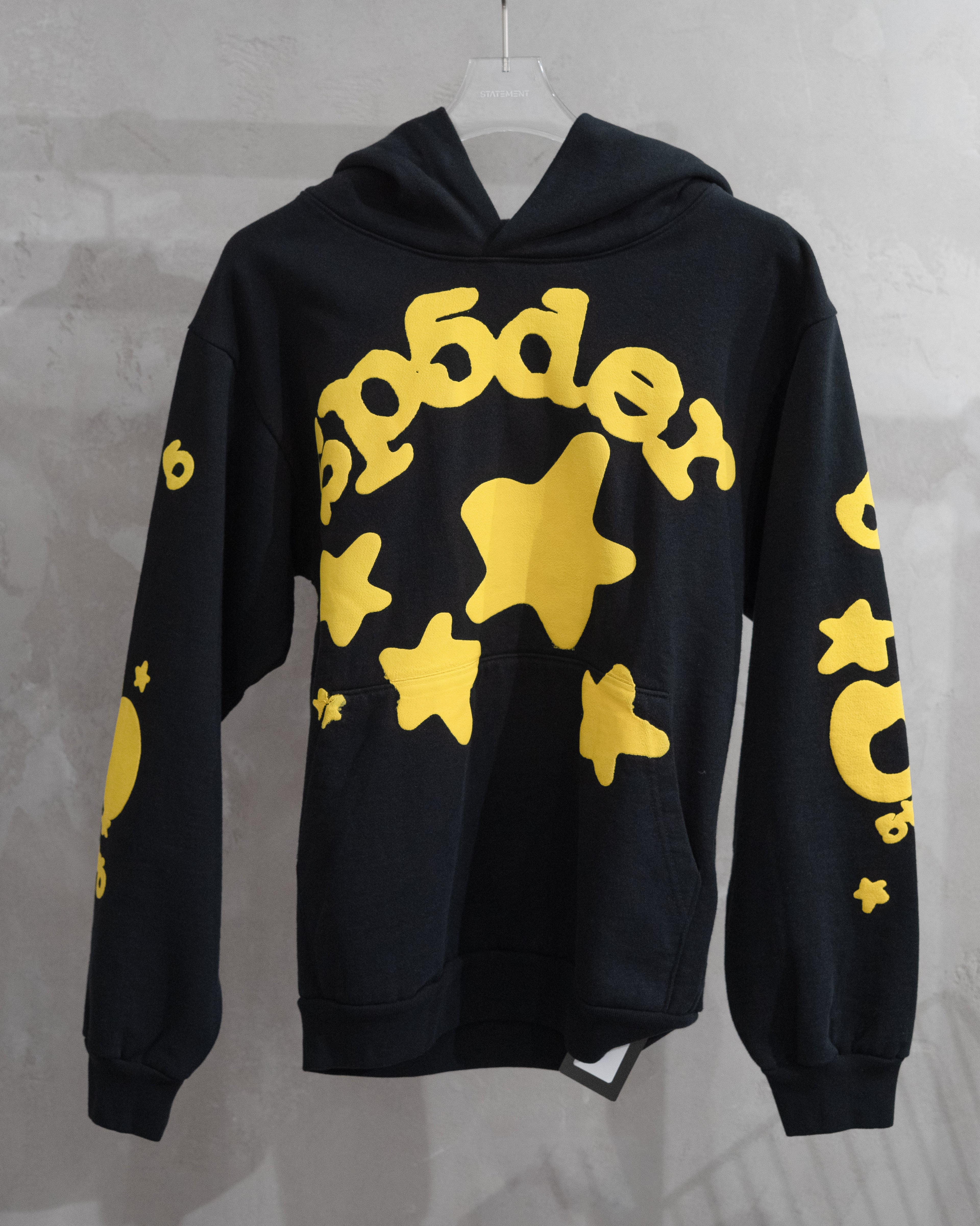 Sp5der Beluga Hoodie 'Onyx/Yellow'