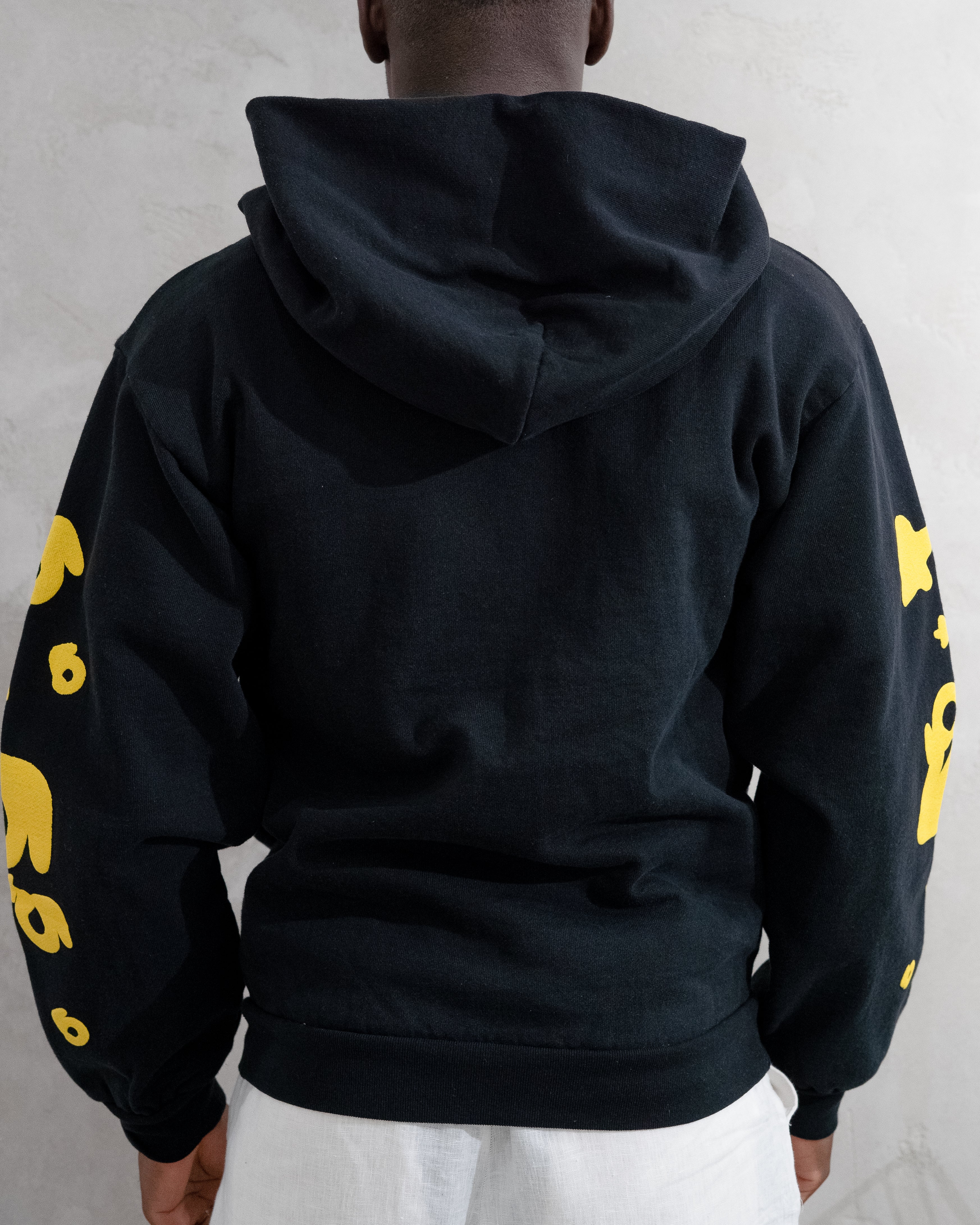 Sp5der Beluga Hoodie 'Onyx/Yellow'