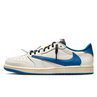 Jordan 1 Retro Low - Fragment x Travis Scott Sail Military Blue