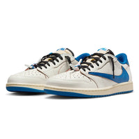 Jordan 1 Retro Low - Fragment x Travis Scott Sail Military Blue